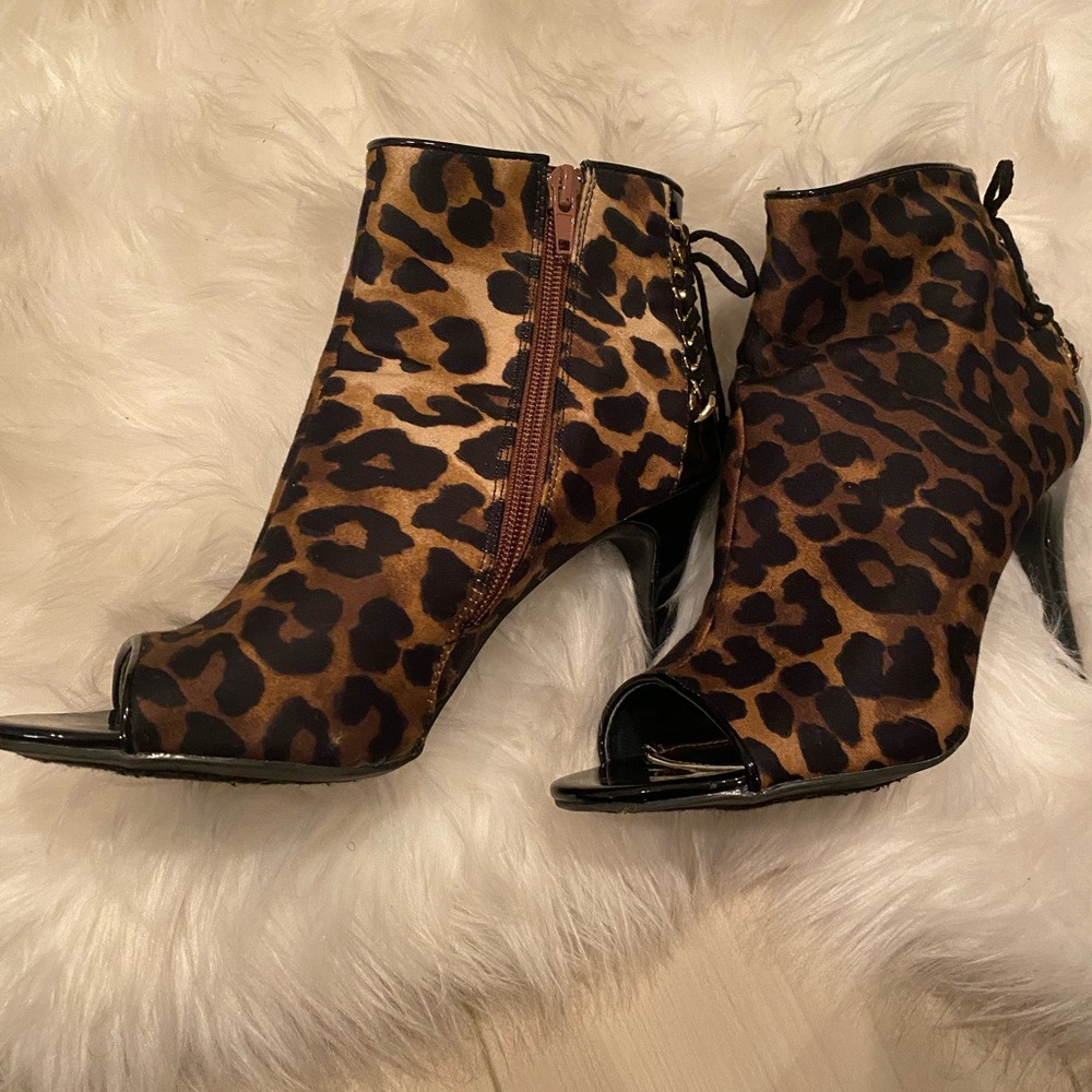 Leopard Print Heels - image 3